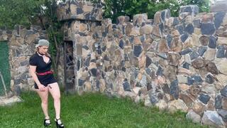 submissive slave training face slapping double domination