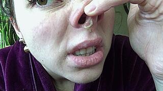 blow one's nose