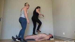 2343 Socks cock trampling with Noemie Lysa