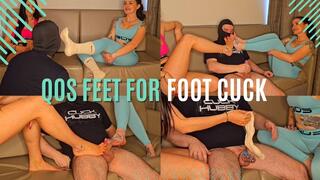 QOS Feet For Foot Cuck! All This Cuck Deserves Are The Feet Of Adreena Winters and QOS Lucy!
