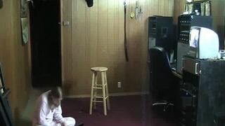 Bedtime handspanking
