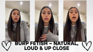 Burp Fetish – Natural, Loud & Up Close