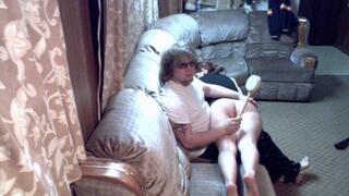 Rd bathbrush and belt for sarah