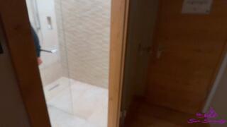 YY238 - Secretary in the bathroom