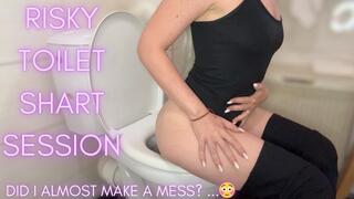 Risky Toilet Shart Session