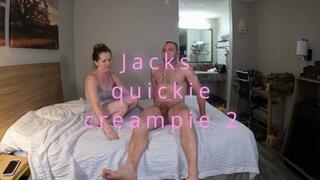 Charlie Jacks returns for another quickie creampie