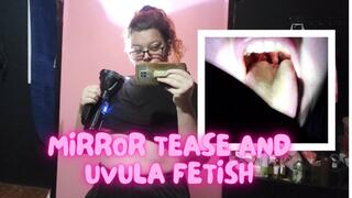 playing with a flashlight, my earlobes and my uvula