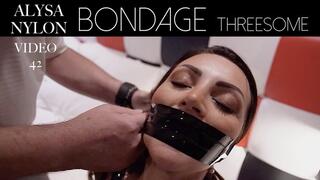 42 ALYSA TIED UP AND GAGGED BY TWO GUYS