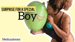 nose balloon to make a pop