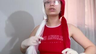 I play with my armpits in medical gloves and make ahageo faces