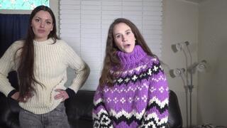 Pure POV Iris Steele and Lexi Holland Give a Hard Birthday Spanking