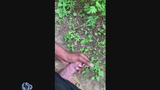 Indian Slut Flashing, Fucking & Pissing On A Hike