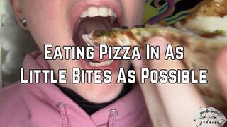 Phoenix Bates Eats Pizza In As Little Bites As Possible 1080p - Mukbang - Open Mouth Chewing - Eating Food - Tongue - Chewed Up Food