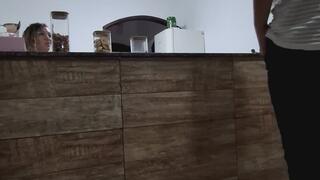 Cheating on her husband with a stranger at the bar, but only anal