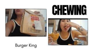 Chewing Hamburger