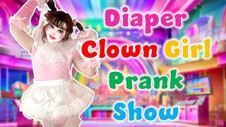 Diaper Clown Girl Prank Show