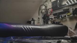 Smoking latex tube and gas mask