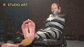 Frida’s Barefoot Punishment - Wrapped Tight and Gagged with Her Own Socks (UHD 4K MP4)