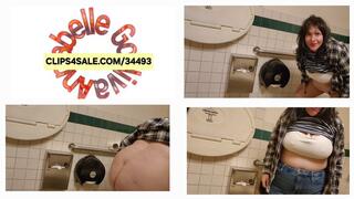Public Bathroom Spit Fart and Slight Bladder Tap On Roadtrip