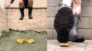 CRUSHING FRUITS WITH BOOTS