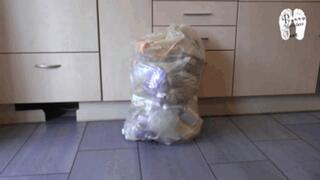 Trash bag crushing 60