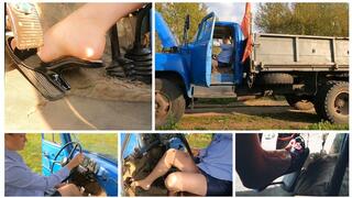 PREMIERE: BRUTAL REDLINING IN GAZ 53 TRUCK WITH NO MERCY