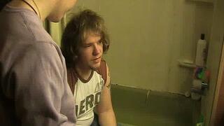 He gets a mouthsoaping and the BATHBRUSH