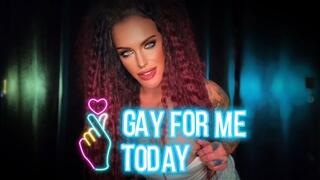 GAY FOR ME TODAY - Make Me Bi, Gay JOI, MistressRavenFD
