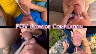 POV Blowjob Cumshot COMPILATION - PART TWO - SO MUCH CUM