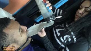 Dirty Insole (spitting) Sock Shake by Mistress Beh # 720HD - Girls Fetish Brazil