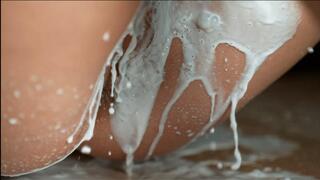 Tilly Milkyway (4K MP4) featuring Wet & Messy, Milk, Slo-mo