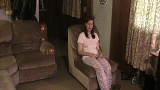 RD nude wet bathbrushing