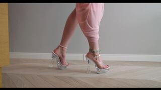 Lisa - Transparent High Heels - Full