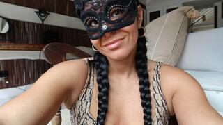 Vanessa’s mouth and morning breath, on holidays - Lalo Cortez and Vanessa