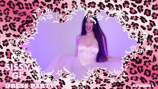 Sissy Gf Dress party 4k