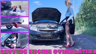 Vika police officer driving backward forward revving game_4K_full video 22 min