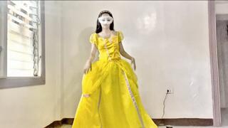 Princess Belle belly stuffs 36 inch balloons LOONERKITTYROLL