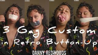 4K 3 Gag Custom in Retro Button-Up
