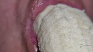 Banana chewing process