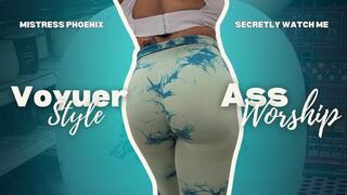 Green Leggings-Ass Worship