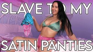 Making Boyfriend My Satin Panty Slave