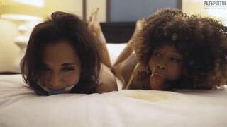 Tomiko and Reagan Kennedy get tricked into Bondage by Dark Shadows