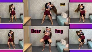 Wrestling Muscular Girl Struggles From Bear Hug 1080 - Bondage - Humiliation - Helpless - Leggings - Shorts - Ass Worship - Female Wrestling - Long Hair - Foot Fetish - Strong Woman - Muscular Calves - Grab - Camel Toe