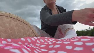 You're my foot slave at the park POV
