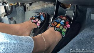 989-Patty Butterfly Sandals Cadillac Highway Drive Floor N' Go