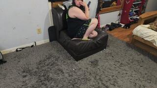 Kaykay got a carrot Natasha gets a radish right up the rump