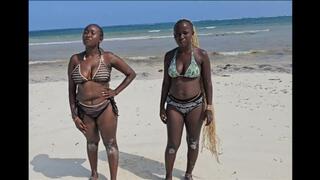 Beach Catfight Essa vs Gracey