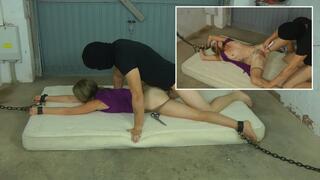 Milf Olivia chained fucked ( wmv )