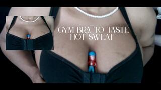 Tiny Shoved In Gym Bra To Taste Hot Sweat