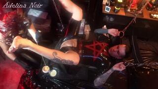 Adelina Noir double anal fisting Maz Morbid